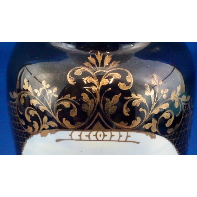 Vintage Empire Hand-Painted Porcelain Vase from Fischer J. Manufactory, 1920s For Sale - Image 18 of 18