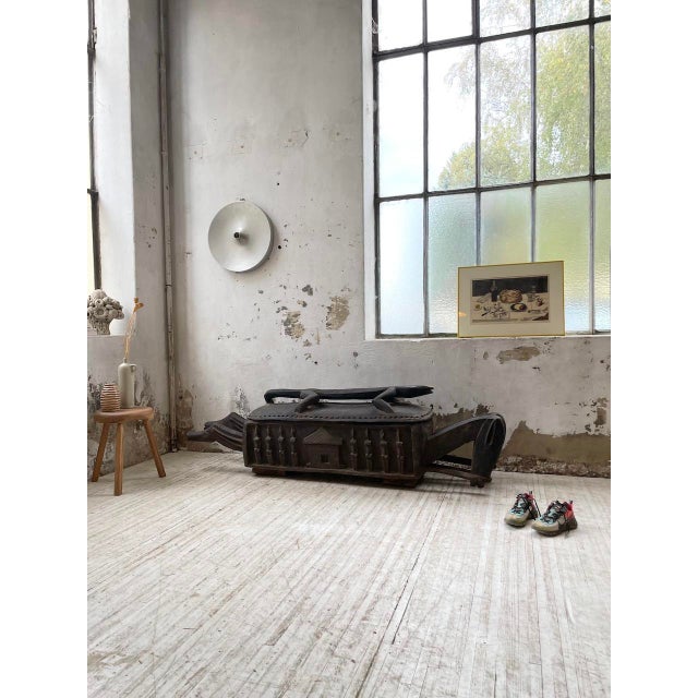 Wood Berber Wooden Chest, 1970s For Sale - Image 7 of 18