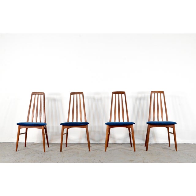 Eva Dining Chairs by Niels Koefoed for Koefoeds Møbelfabrik, 1960s, Set of 4 For Sale - Image 6 of 10