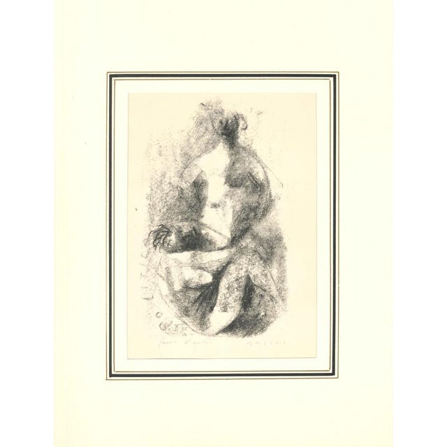 Image dimensions: 19x12 cm. Hand signed, on ivory colored paper. Artist's proof. In excellent conditions. Passepartout...