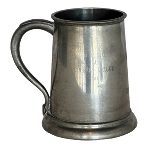 Vintage Solid Pewter Cup, "Wrrc a Couples League 1st"