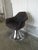 Metal 1970's Mod Woodard Style Tulip Office Chair For Sale - Image 7 of 9
