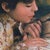 1970s Unknown, Young Woman in a Fine Spanish Lace Embroidered Blouse, 1970s, Oil on Canvas For Sale - Image 5 of 9