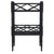 Spritely Home Accent Furniture Foster 2-Tier Bar Cart, Black For Sale - Image 4 of 7