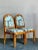 Vintage Boho Bielecky Brothers Wrapped Rattan Dining Chairs in Alan Campbell “Ferns” - A Pair For Sale In West Palm - Image 6 of 8