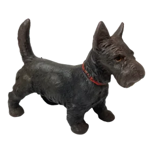 Antique Hubley Cast Iron Small Scottish Terrier Dog Doorstop