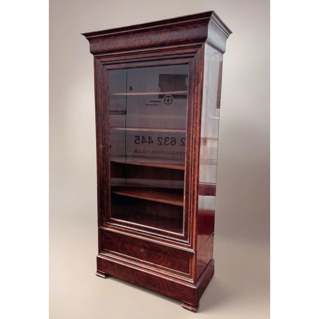 Victorian Glazed Bookcase with Adjustable Shelves and Drawers For Sale - Image 11 of 11