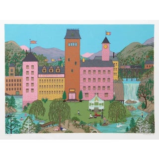 J. Hofflander, S. Bennington Building, Lithograph For Sale