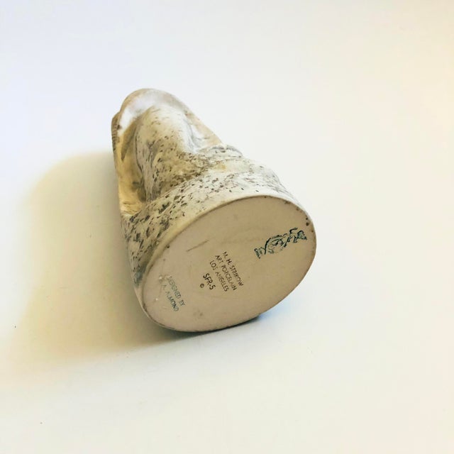 Gray Mh Strikow Art Porcelain Tiki Vase For Sale - Image 8 of 9