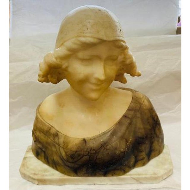 Alabaster Bust of Lady Chairish