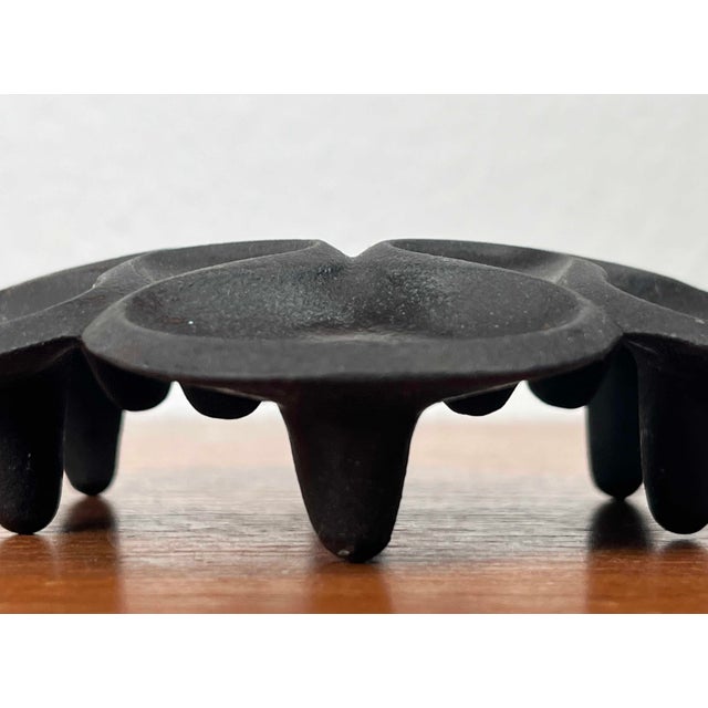Mid-Century Modern Danish Brutalist Cast Iron Candleholder by Jens Harald Quistgaard, 1960s For Sale - Image 4 of 18