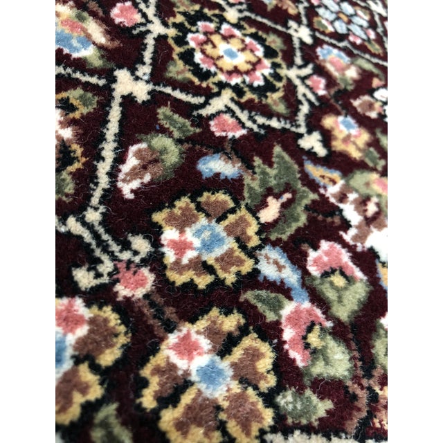 Handwoven Indian Agra Style Area Rug 8'0"×10'0" For Sale - Image 10 of 12