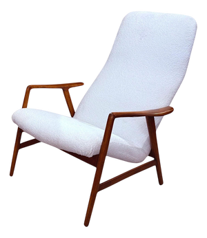 Two-Position Reclining Chair by Alf Svensson for Fritz Hansen