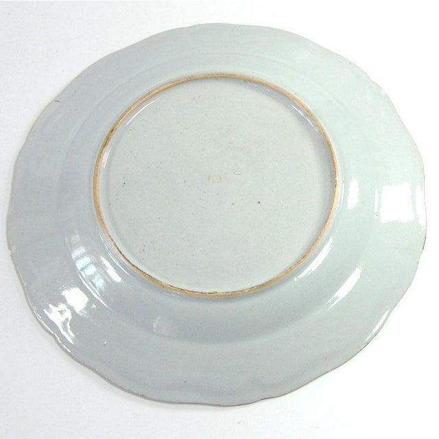 18th Century Qianlong Fencai Porcelain Plate, China For Sale - Image 9 of 11