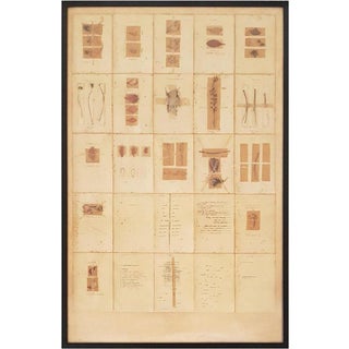 Anne and Patrick Poirier, Journal Herbier de Bordeaux, 1970s, Mixed Media For Sale