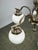 Art Deco Chrome 5-Light Chandelier, Former Czechoslovakia, 1930s For Sale - Image 9 of 14