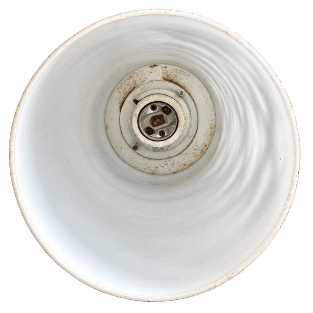 Gothic Late 20th Century Gothic Revival Wall Sconce Ceiling Light Wrought Iron Glass For Sale - Image 3 of 7