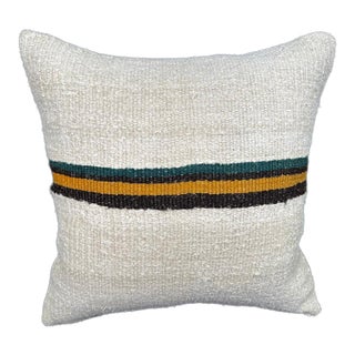 Turkish Hemp Pillow Cushion Natural Beige Black Pillow Cushion Cover 20x20 For Sale