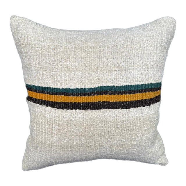 Turkish Hemp Pillow Cushion Natural Beige Black Pillow Cushion Cover 20x20 For Sale