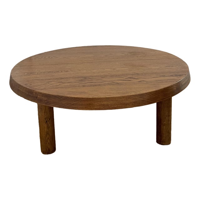 Model T02M Coffee Table in Oak by Pierre Chapo, 1969 For Sale