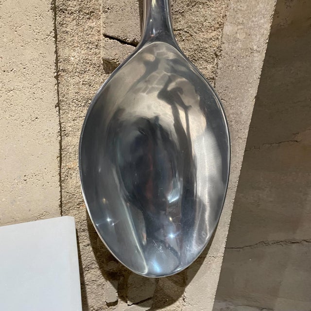 1970s Curtis C Jere Giant Fork & Spoon Pop Art Wall Sculptures - a Pair For Sale - Image 10 of 12