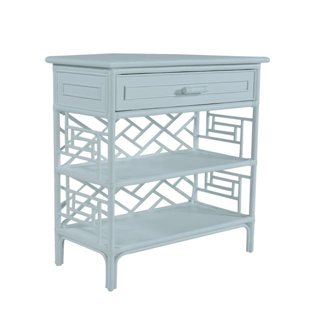 Chippendale End Table - Blue For Sale In West Palm - Image 6 of 6