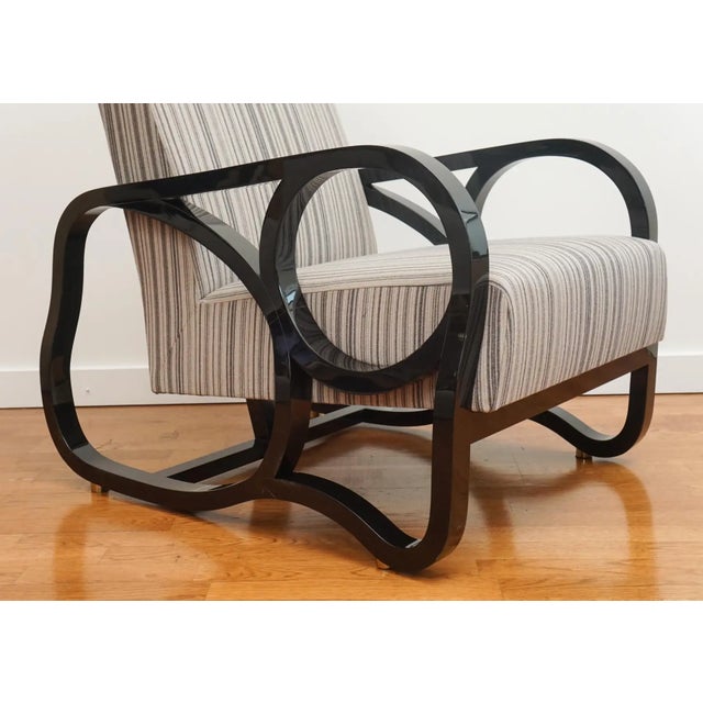 Art Deco Style Juniper Lounge Chair For Sale - Image 4 of 9