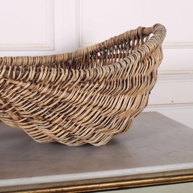 French Grape Picking Basket, 1920s For Sale - Image 3 of 6