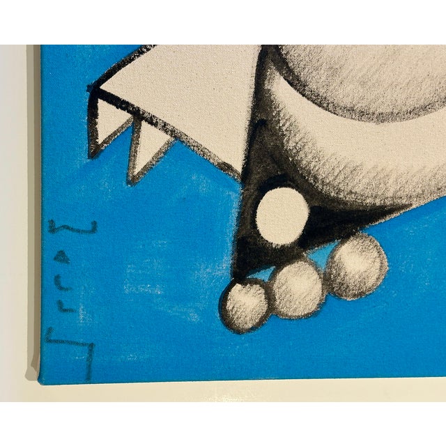 Contemporary Abstract Acrylic on Canvas Pair by Wally Hatny For Sale - Image 4 of 8