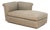 R. Jones and Associates Golden Sheen Upholstered Chaise Longue For Sale