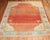 Red Early 20th Century Antique Zabihi Collection Turkish Oushak Square Rug - 8'10" x 10' For Sale - Image 8 of 10
