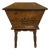 1977 Ethan Allen "Old Tavern" Solid Pine Dough Box End Table With Storage For Sale