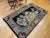 Antique Ningxia Pictorial Rug, Wool Pile, Scenic Landscape, Western China, 1890s For Sale - Image 4 of 12