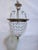 1920s Silver Crystal Basket Pendant Light For Sale - Image 10 of 10