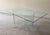 Post Modern Glass Double Pedestal Dining Table For Sale - Image 9 of 10