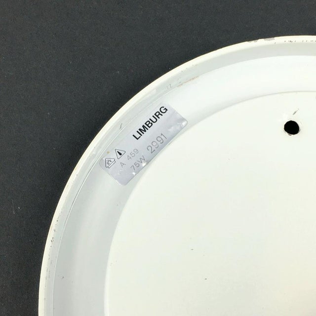 Large Minimalist Shell-Shaped Opaline Glass Wall Lights from Limburg, Germany, 1970s, Set of 2 For Sale - Image 10 of 11