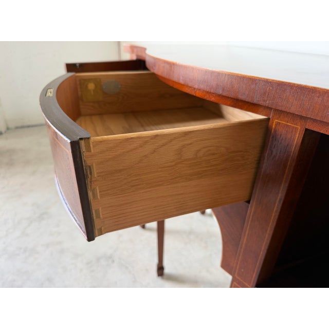 Baker Historic Charleston Collection Mahogany Brandy Board / Server Console Table For Sale - Image 10 of 13