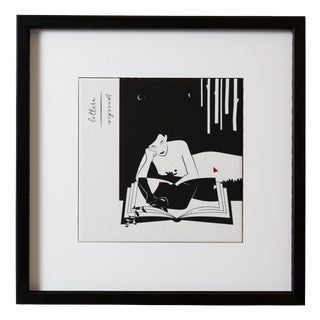 Large Framed Lettura/Specchio by Chiara Rescio for Kiasmo For Sale