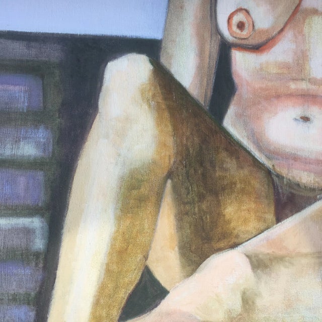 Vintage Original Female Nude Painting For Sale - Image 4 of 6