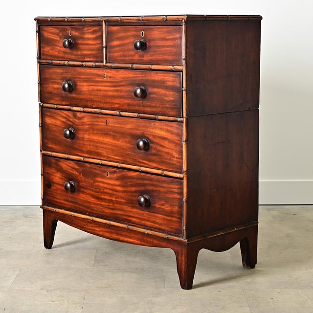 English 19th Century Mahogany Chest of Drawers For Sale In Baton Rouge - Image 6 of 11