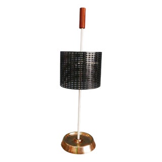Brass and Metal Umbrella Stand by Hugo Müller for Boulevard Möbel, 1960s For Sale