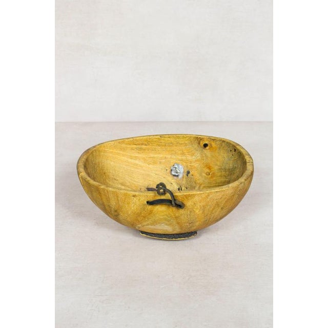 Turkana Bowl in Handcarved Wood For Sale - Image 5 of 5