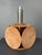 Animal Skin Mid-Century Terracotta Suede Table Lamp. 1970s For Sale - Image 7 of 13