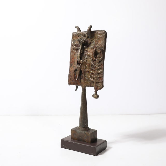 Brutalist Iron & Steel Sculpture Entitled "Reliquary" Signed Lindsey Decker For Sale - Image 13 of 17