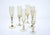 Glass Champagne Flutes by Cenedese, Set of 6 For Sale - Image 7 of 18