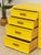 Mid 20th Century Mid 20th Century Yellow Eight Drawer Bamboo Dresser For Sale - Image 5 of 12