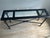 Lane Alta Vista faux bamboo, rectangular console table. Professionally refinished in high gloss lacquer in classic navy....