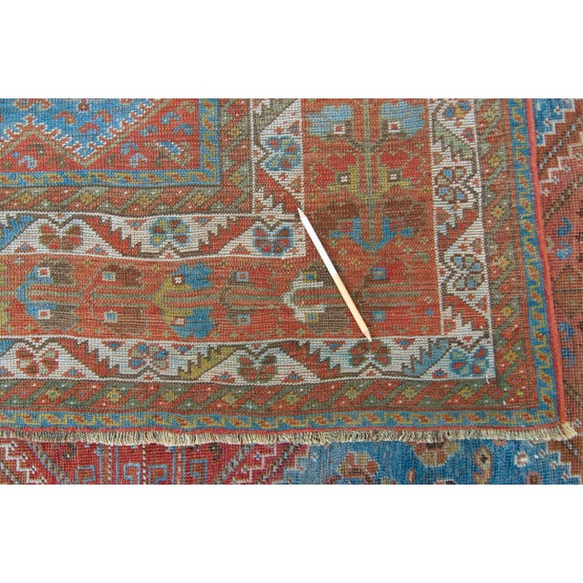 1900s Antique Medallion Hand-Knotted Rug For Sale - Image 10 of 11