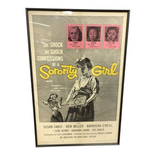 Vintage Sorority Girls Movie Poster For Sale