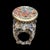 1930s Imari Gilt Ceramic Barrel Stool With Japanese Oiran Courtesans For Sale - Image 4 of 12